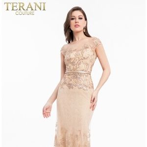 TERANI COUTURE 1823M7704 DRESS Regular price Size 10